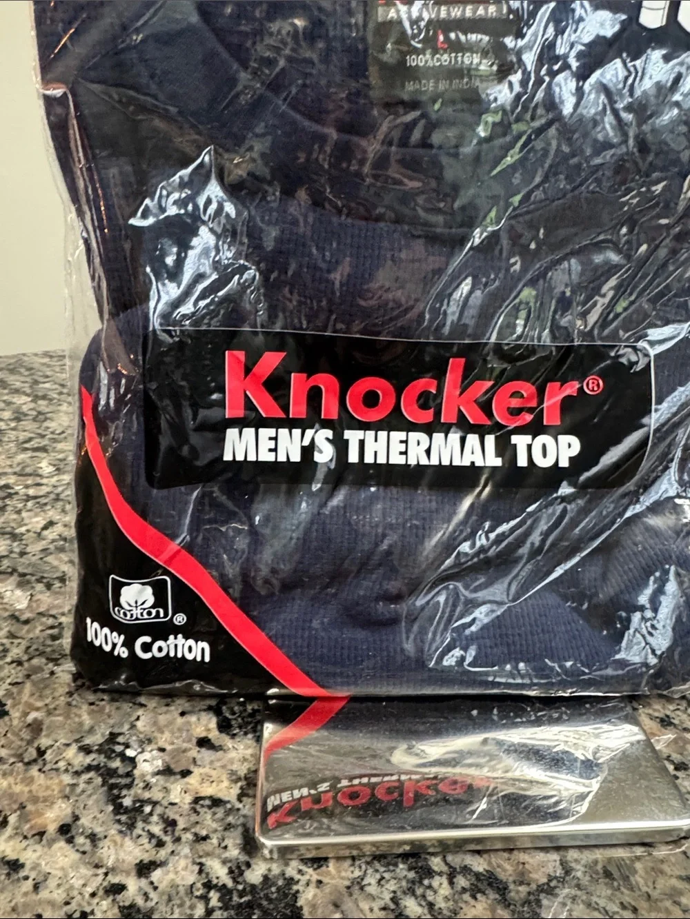 Men's Thermal Top - Navy NEW